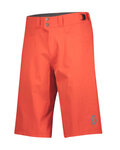 SCOTT pantalones cortos sin tirantes - TRAIL FLOW - rojo