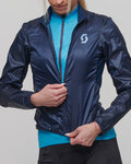 SCOTT chaqueta cortaviento - ENDURANCE  LADY - azul