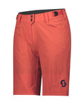 SCOTT pantalones cortos sin tirantes - TRAIL FLOW LADY - rojo