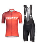 SCOTT maillot corto y pantalón corto - RC PRO 2021 - rojo/negro