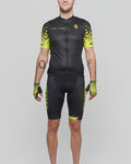 SCOTT maillot corto y pantalón corto - RC TEAM 10 - negro/amarillo