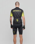 SCOTT maillot corto y pantalón corto - RC TEAM 10 - negro/amarillo