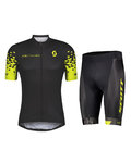 SCOTT maillot corto y pantalón corto - RC TEAM 10 - negro/amarillo