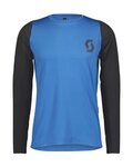 SCOTT maillot de verano de manga larga - TRAIL PROGRESS - negro/azul