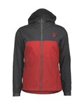 SCOTT chaqueta cortaviento - EXPLORAIR LIGHT WB - gris/rojo