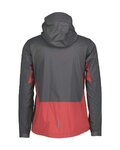 SCOTT chaqueta cortaviento - EXPLORAIR LIGHT WB - gris/rojo