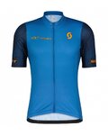 SCOTT jersey de manga corta - RC TEAM 10 SS - azul/naranja