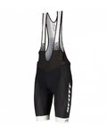 SCOTT pantalones cortos de tirantes - RC TEAM ++ 2022 - blanco/negro
