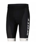 SCOTT pantalones cortos sin tirantes - RC TEAM ++ 2022 - negro/blanco