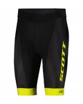 SCOTT pantalones cortos sin tirantes - RC TEAM ++ 2022 - negro/amarillo