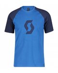 SCOTT Camiseta de manga corta - ICON RAGLAN SS - azul