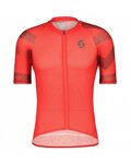 SCOTT jersey de manga corta - RC PREMIUM CLIMBER - gris/rojo
