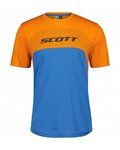 SCOTT jersey de manga corta - TRAIL FLOW DRI SS - azul/naranja