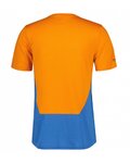 SCOTT jersey de manga corta - TRAIL FLOW DRI SS - azul/naranja