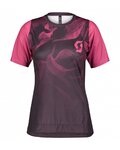 SCOTT jersey de manga corta - TRAIL VERTIC LADY - rosa/púrpura