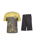 SCOTT Maillot y pantalón MTB - TRAIL VERTIC PRO - negro/gris/verde