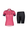 SCOTT maillot corto y pantalón corto - ENDURANCE 20 SS LADY - negro/púrpura/rosa