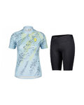 SCOTT maillot corto y pantalón corto - ENDURANCE 30 SS LADY - amarillo/azul/negro