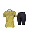 SCOTT maillot corto y pantalón corto - ENDURANCE 30 SS LADY - negro/púrpura/verde