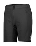 SCOTT pantalones cortos sin tirantes - ENDURANCE LS/FIT W/PAD - negro