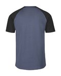 SCOTT Camiseta de manga corta - ICON RAGLAN SS - negro/azul