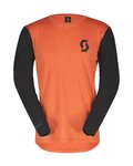SCOTT maillot de verano de manga larga - TRAIL VERTIC LS - negro/naranja