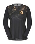 SCOTT maillot de verano de manga larga - TRAIL VERTIC LS LADY - negro/beige