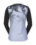 SCOTT maillot de verano de manga larga - TRAIL VERTIC LS LADY - negro/azul claro
