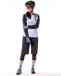 SCOTT maillot de verano de manga larga - TRAIL VERTIC LS LADY - negro/azul claro