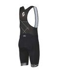 SCOTT pantalones cortos de tirantes - TEAM - negro