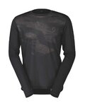SCOTT maillot de verano de manga larga - TRAIL FLOW LS - negro/gris
