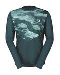 SCOTT maillot de verano de manga larga - TRAIL FLOW LS - verde/verde claro