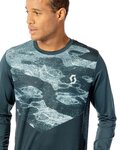 SCOTT maillot de verano de manga larga - TRAIL FLOW LS - verde/verde claro
