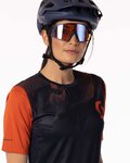 SCOTT jersey de manga corta - TRAIL VERTIC SS LADY - azul/naranja