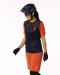 SCOTT jersey de manga corta - TRAIL VERTIC SS LADY - azul/naranja