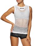 SIX2 camiseta sin mangas - SMR2 - blanco
