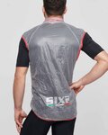 SIX2 chaleco - GHOST - transparente/rojo