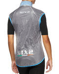 SIX2 chaleco - GHOST - transparente/azul