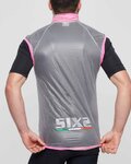 SIX2 chaleco - GHOST - rosa/transparente