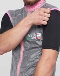 SIX2 chaleco - GHOST - rosa/transparente