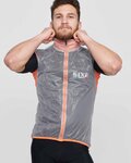 SIX2 chaleco - GHOST - transparente/naranja