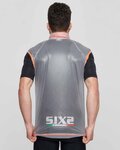 SIX2 chaleco - GHOST - transparente/naranja