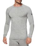 SIX2 camiseta de manga larga - TS2 MERINOS - gris