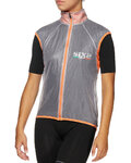 SIX2 chaleco - GHOST - transparente/naranja