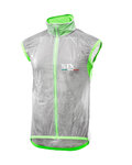 SIX2 chaleco - GHOST - verde/transparente