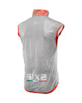 SIX2 chaleco - GHOST - transparente/rojo