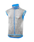 SIX2 chaleco - GHOST - transparente/azul