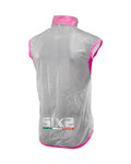 SIX2 chaleco - GHOST - rosa/transparente
