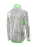 SIX2 chaqueta cortaviento - GHOST - transparente/verde