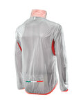SIX2 chaqueta cortaviento - GHOST - rojo/transparente